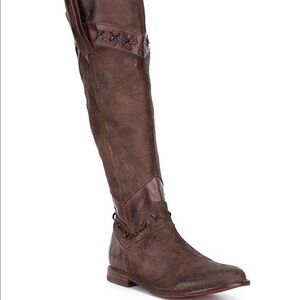 Bed Stu midge western leather boots brown 7